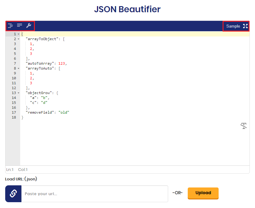 JSON Beautifier